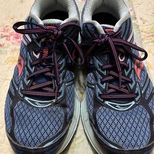 Brooks Blue and Pink Running Shoes